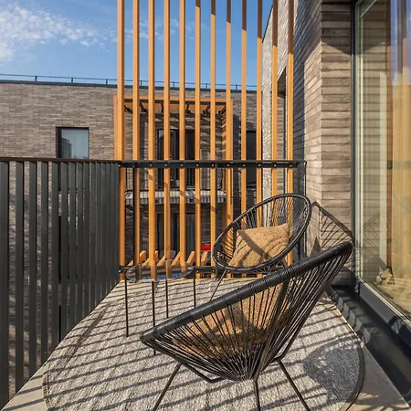 아파트 Liuks Vanagupes Pusynas Apartamentai 팔랑가